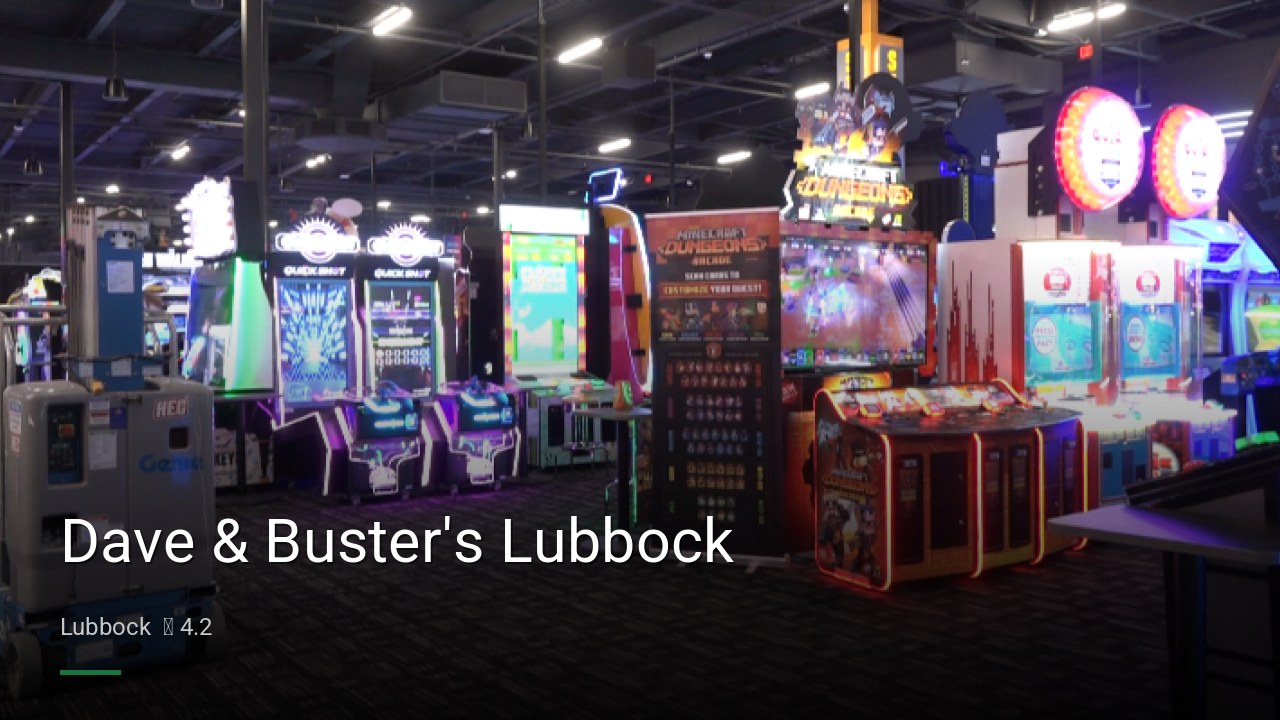 Dave & Buster's Lubbock - Sports Bars in Lubbock