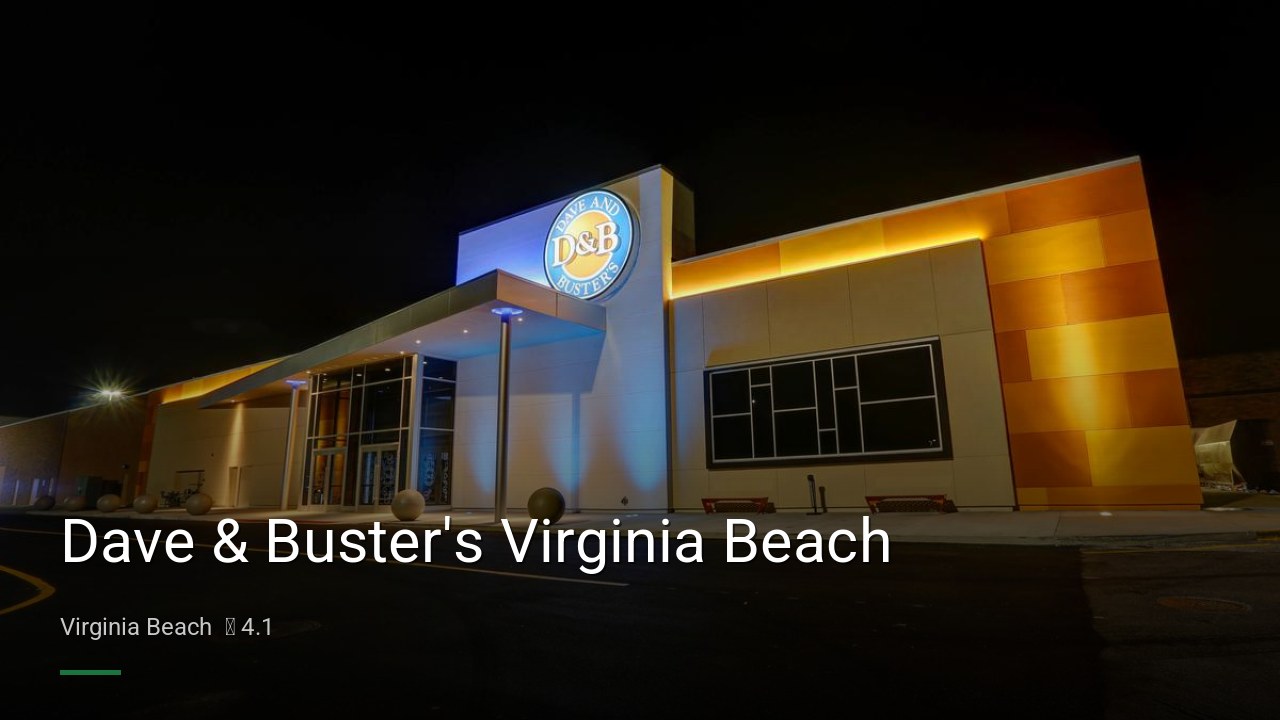 Dave & Buster's Virginia Beach - Sports Bars in Virginia Beach