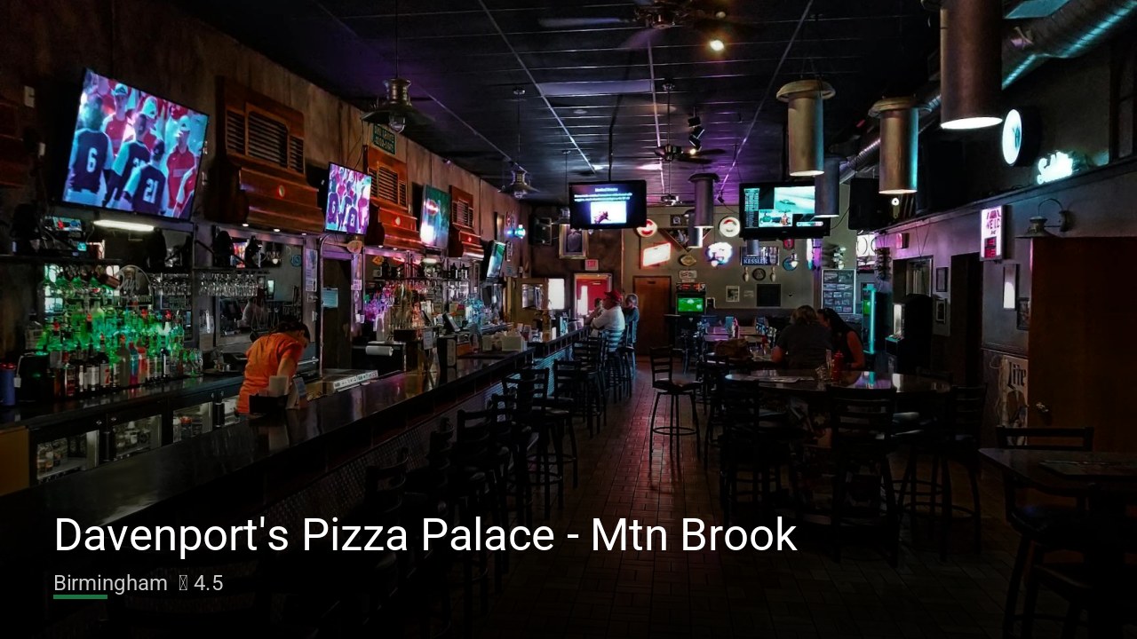 Davenport’s Pizza Palace – Mtn Brook — Sports bars in Birmingham
