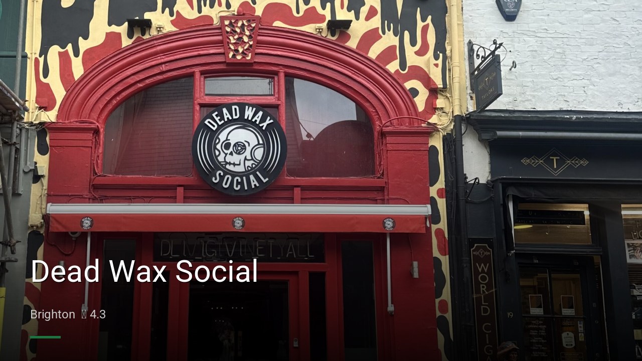 Dead Wax Social - Sports Bars in Brighton