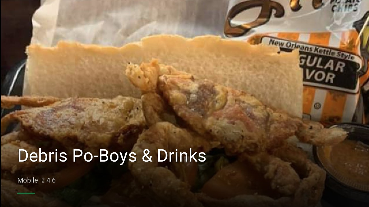 Debris Po-Boys & Drinks - Sports Bars in Mobile