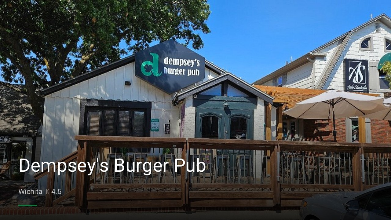 Dempsey's Burger Pub - Sports Bars in Wichita
