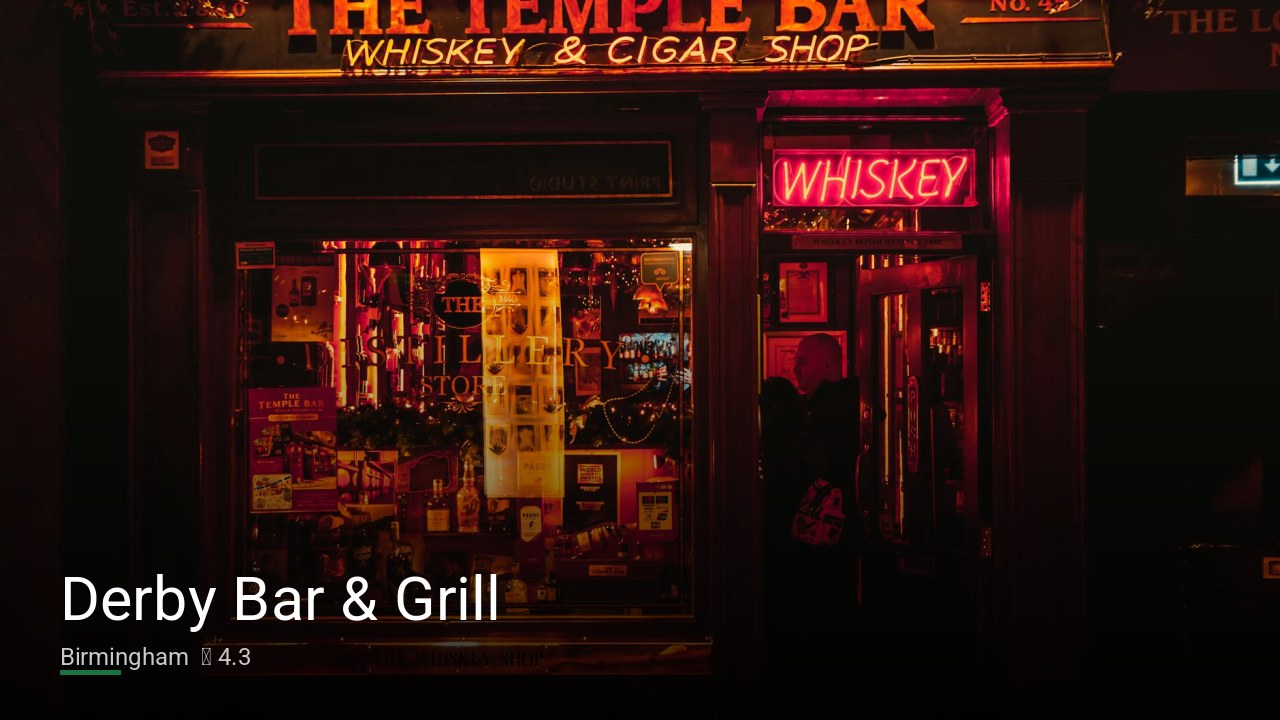 Derby Bar & Grill — Sports bars in Birmingham