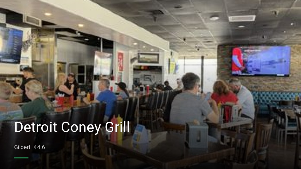 Detroit Coney Grill - Sports Bars in Gilbert