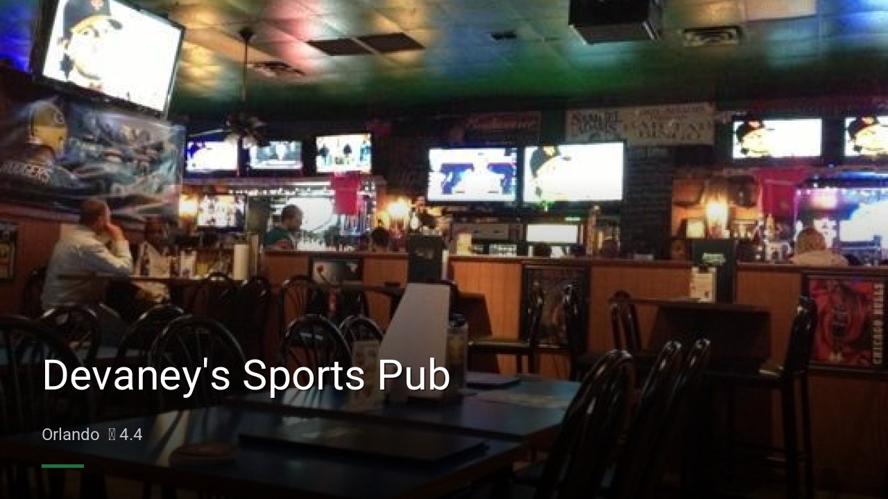 Devaney's Sports Pub - Sports Bars in Orlando