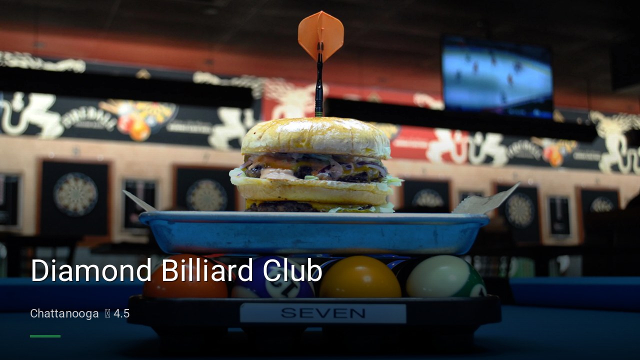 Diamond Billiard Club - Sports Bars in Chattanooga