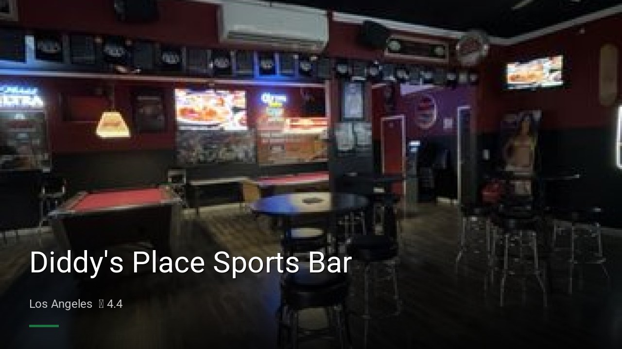 Diddy's Place Sports Bar - Sports Bars in Los Angeles