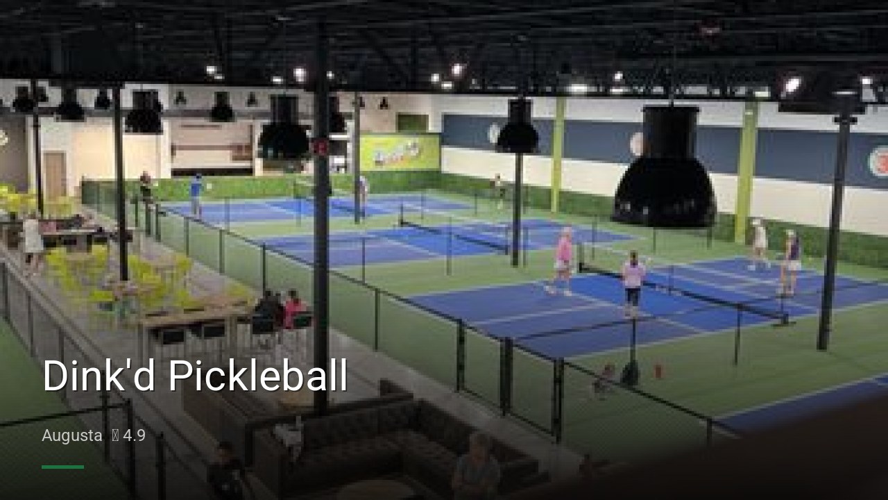 Dink'd Pickleball - Sports Bars in Augusta