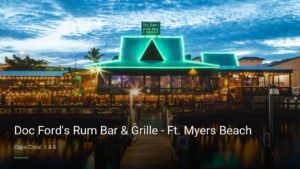 Doc Ford’s Rum Bar & Grille – Ft. Myers Beach — Sports bars in Cape Coral