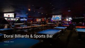 Doral Billiards & Sports Bar — Sports bars in Hialeah