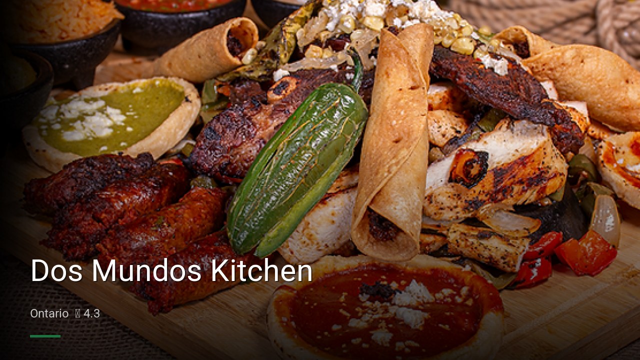 Dos Mundos Kitchen - Sports Bars in Ontario