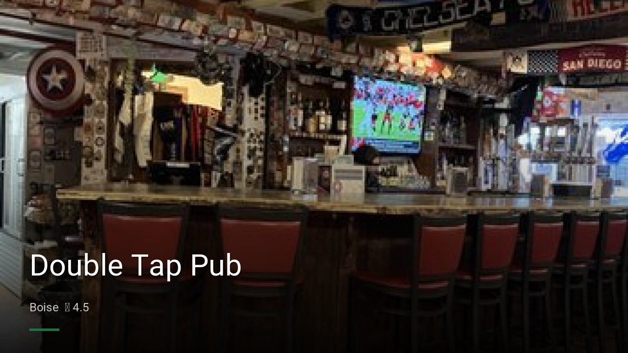 Double Tap Pub - Sports Bars in Boise