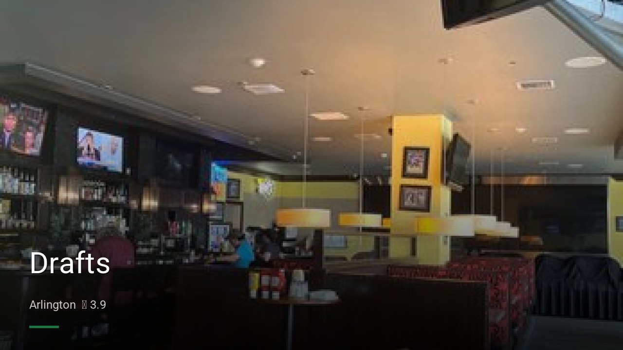 Drafts - Sports Bars in Arlington