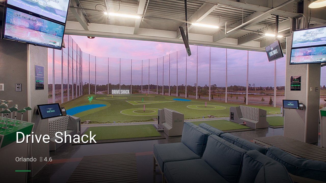 Drive Shack - Sports Bars in Orlando