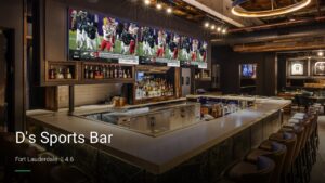D’s Sports Bar — Sports bars in Fort Lauderdale