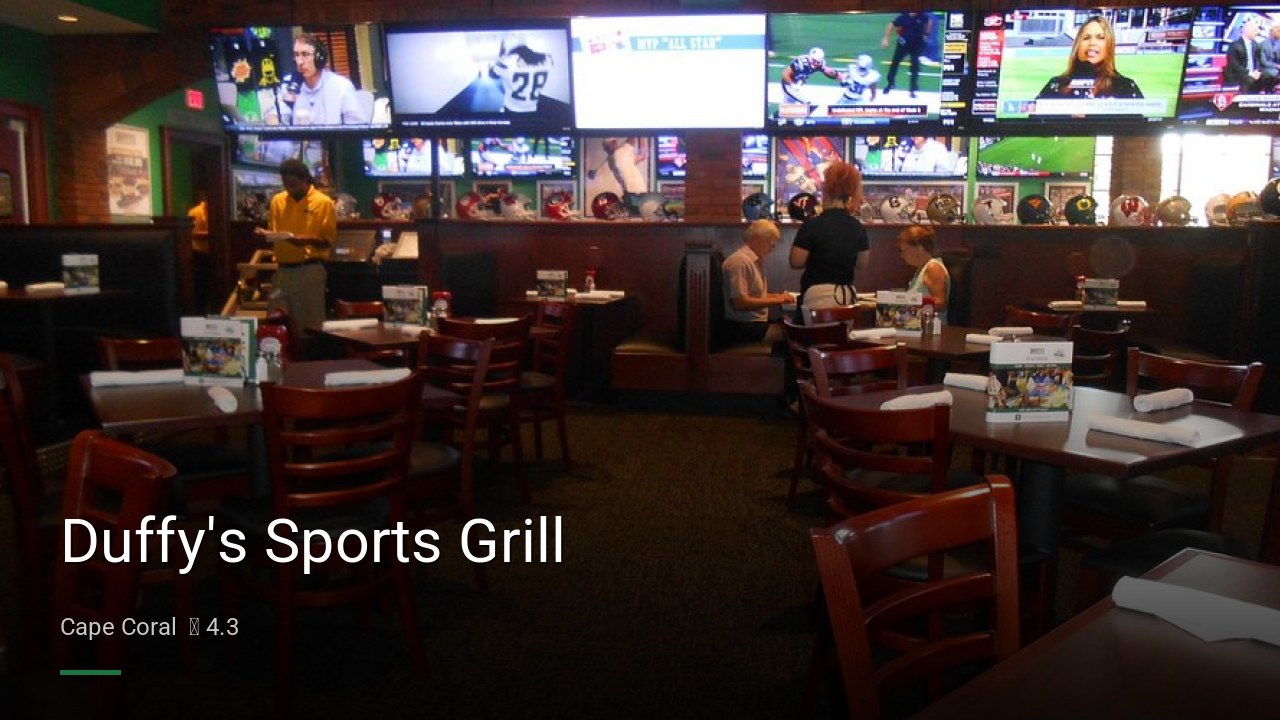 Duffy's Sports Grill - Sports Bars in Cape Coral