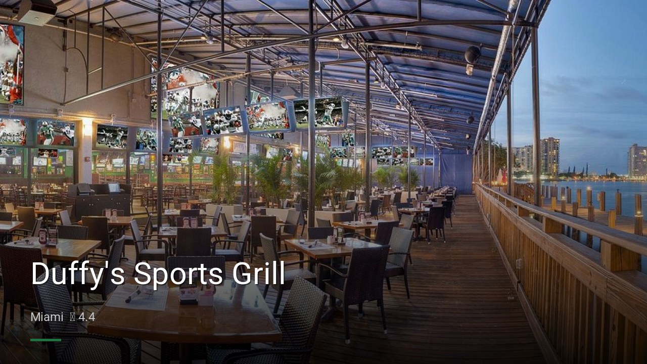 Duffy's Sports Grill - Sports Bars in Miami