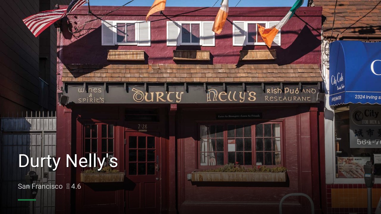 Durty Nelly's - Sports Bars in San Francisco