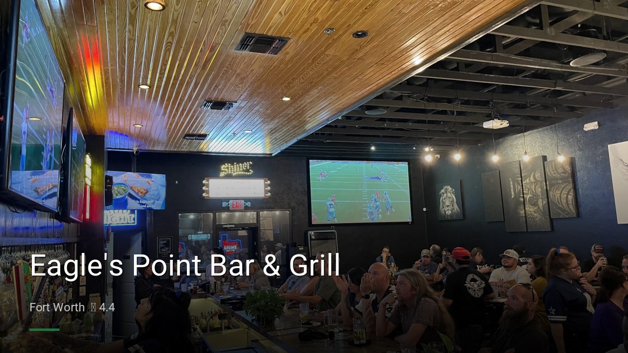 Eagle's Point Bar & Grill - Sports Bars in Fort Worth