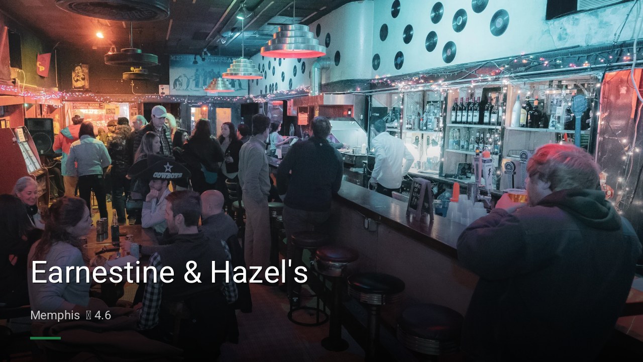 Earnestine & Hazel's - Sports Bars in Memphis