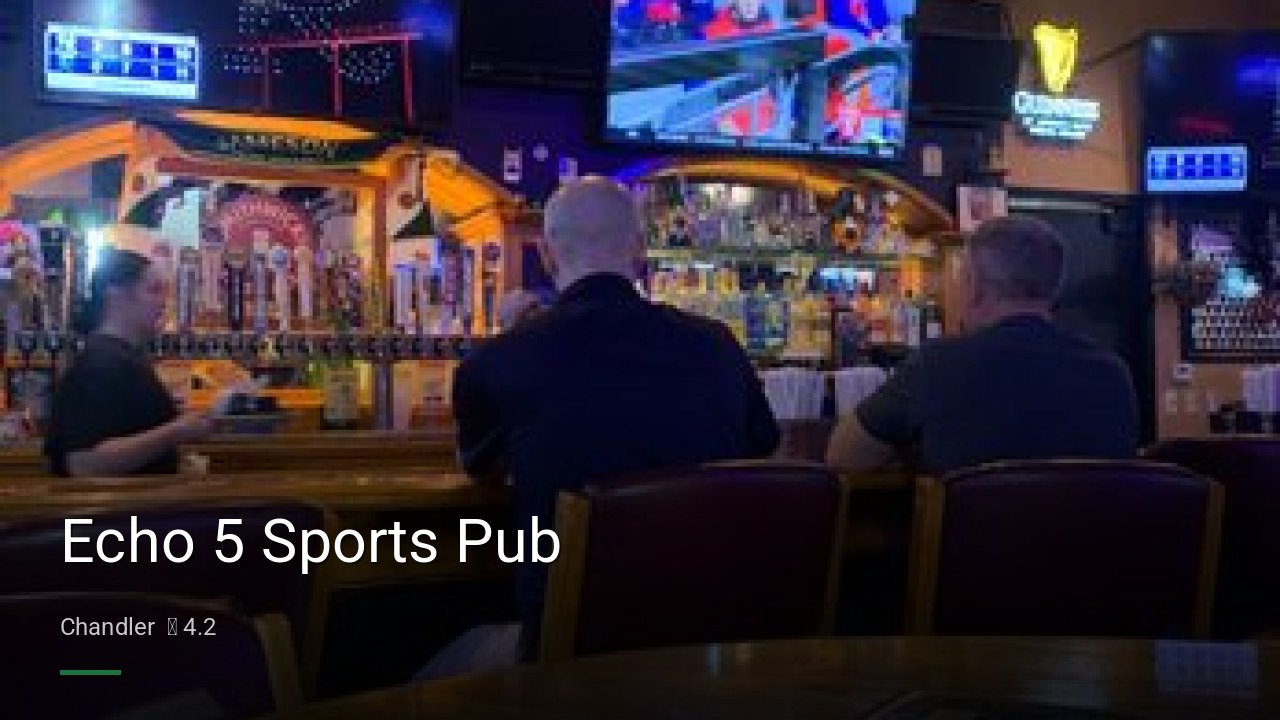Echo 5 Sports Pub - Sports Bars in Chandler