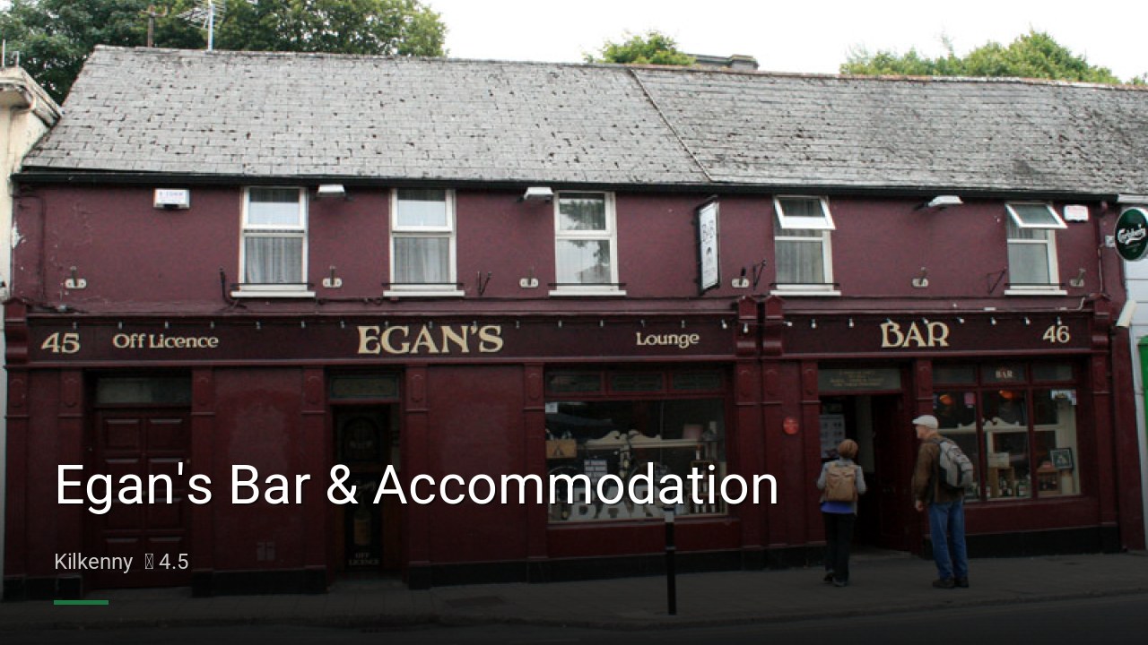 Egan's Bar & Accommodation - Sports Bars in Kilkenny