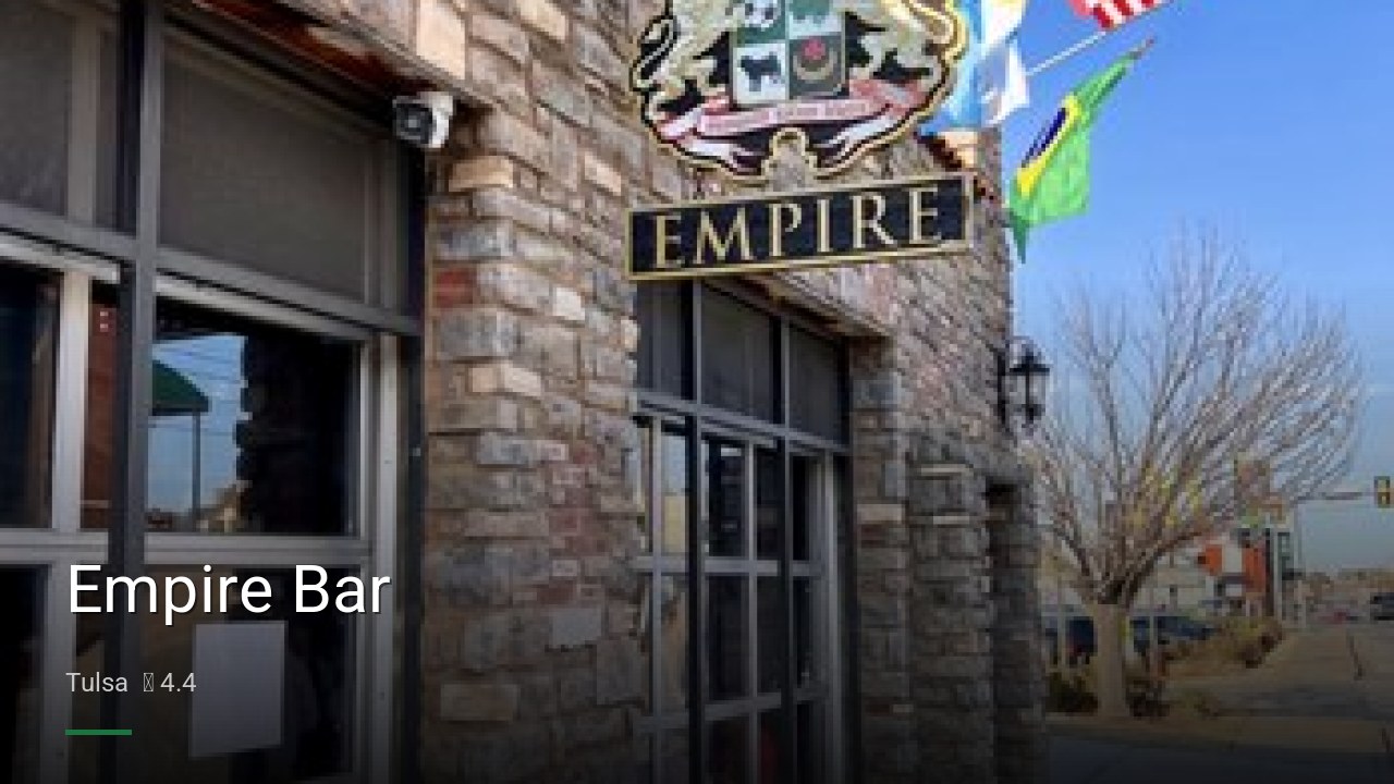 Empire Bar - Sports Bars in Tulsa
