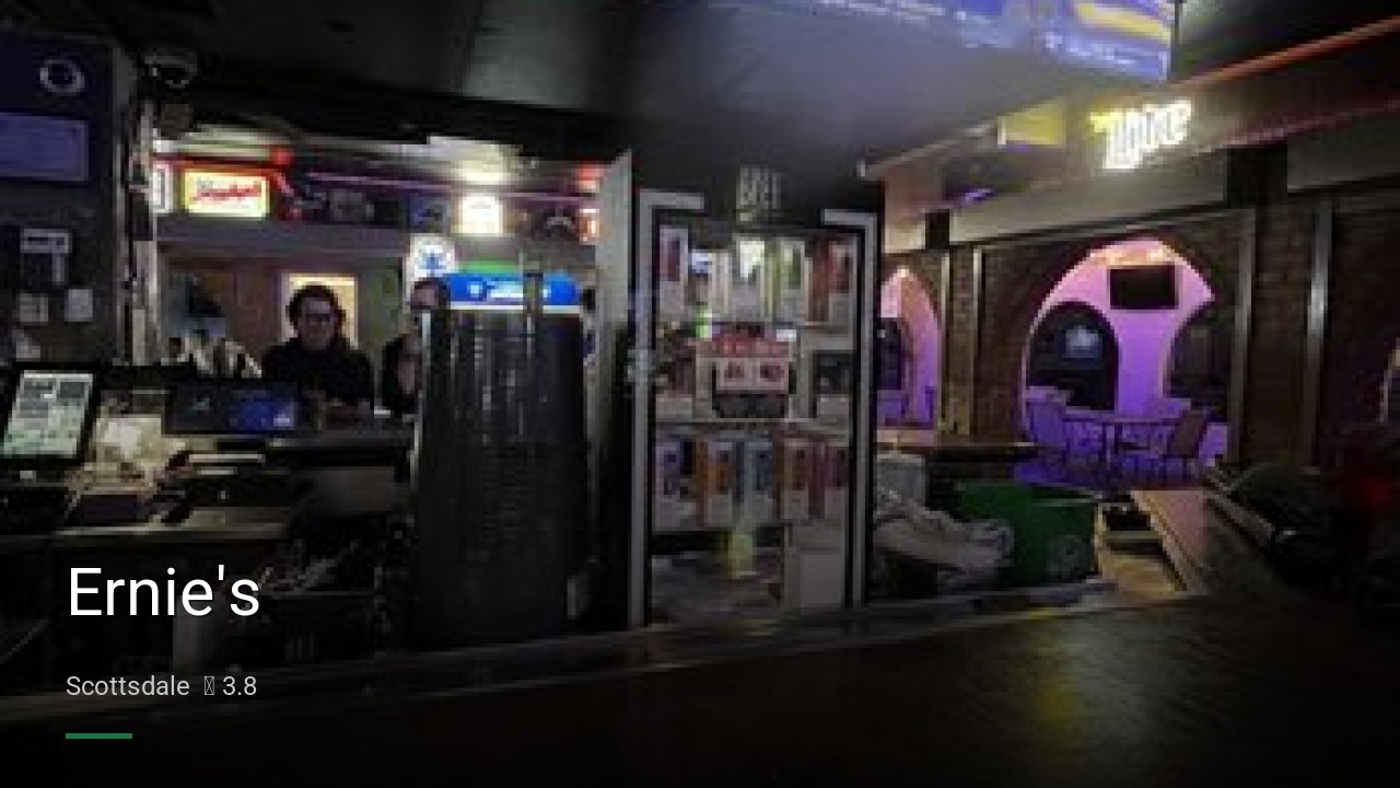 Ernie's - Sports Bars in Scottsdale