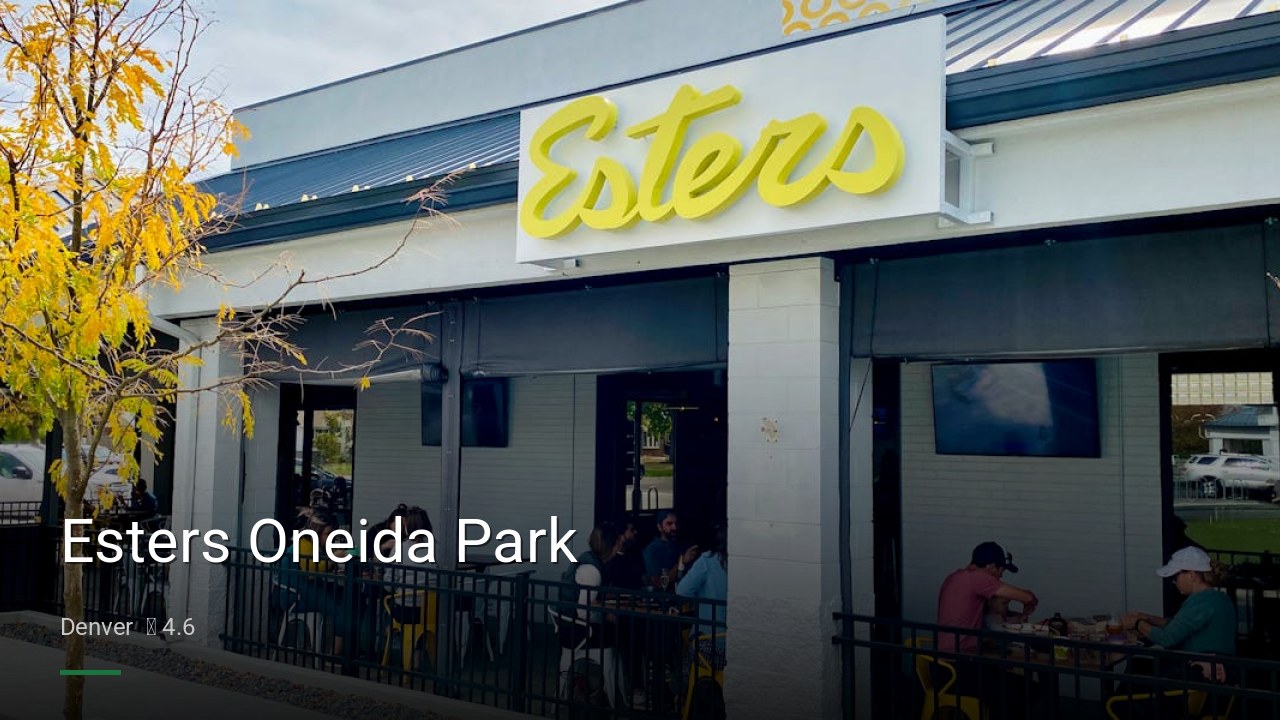 Esters Oneida Park - Sports Bars in Denver