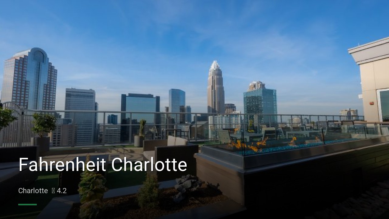 Fahrenheit Charlotte - Sports Bars in Charlotte
