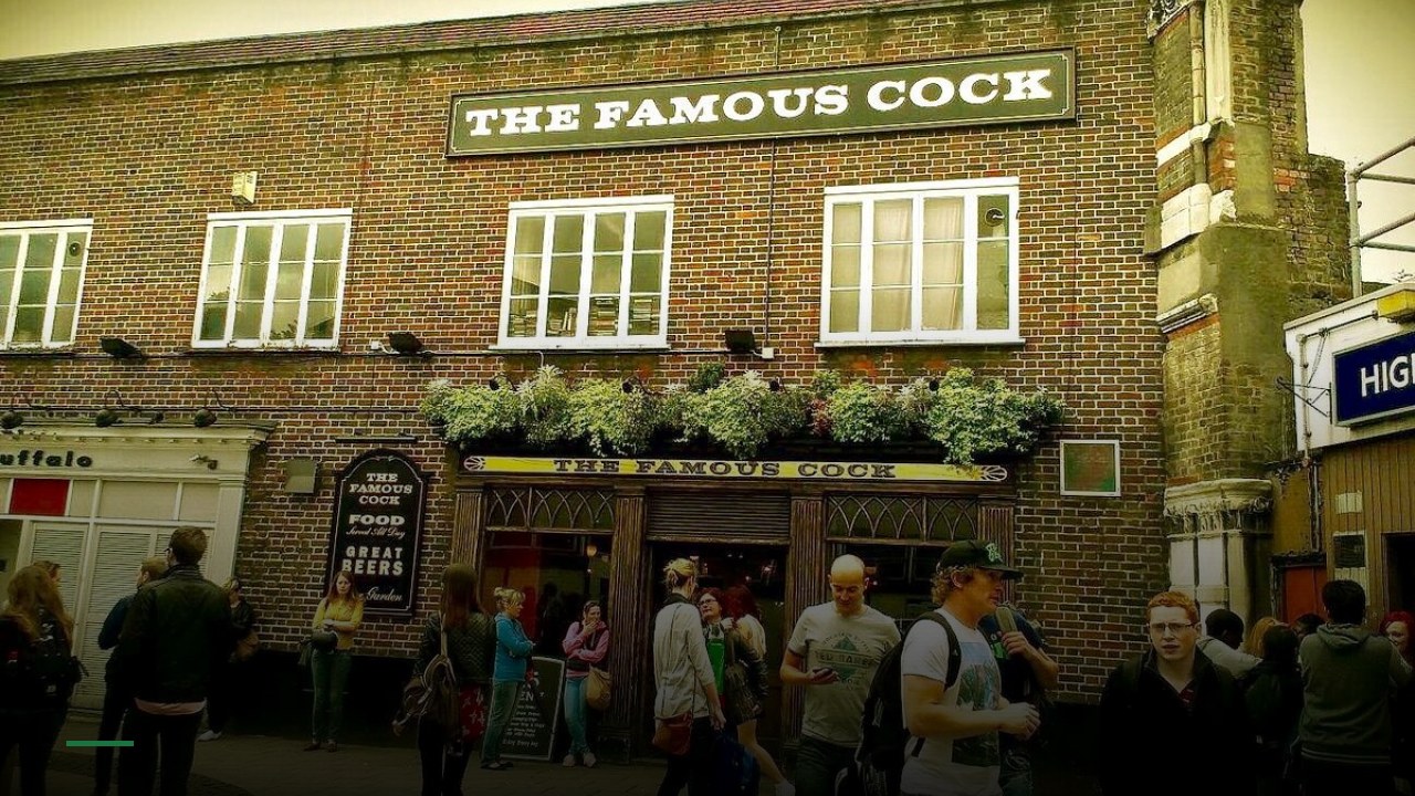 Famous Cock Tavern - Sports Bars in London