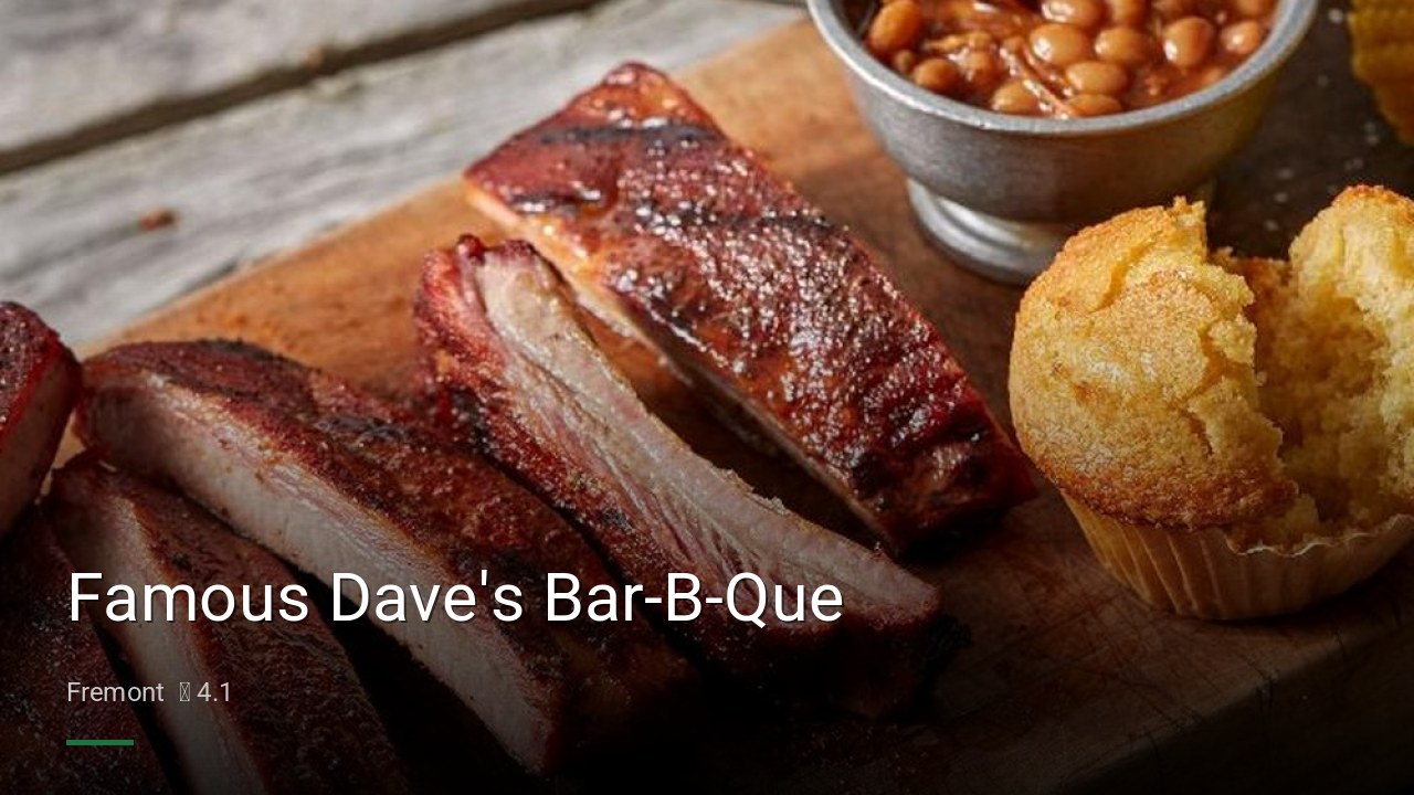 Famous Dave's Bar-B-Que - Sports Bars in Fremont