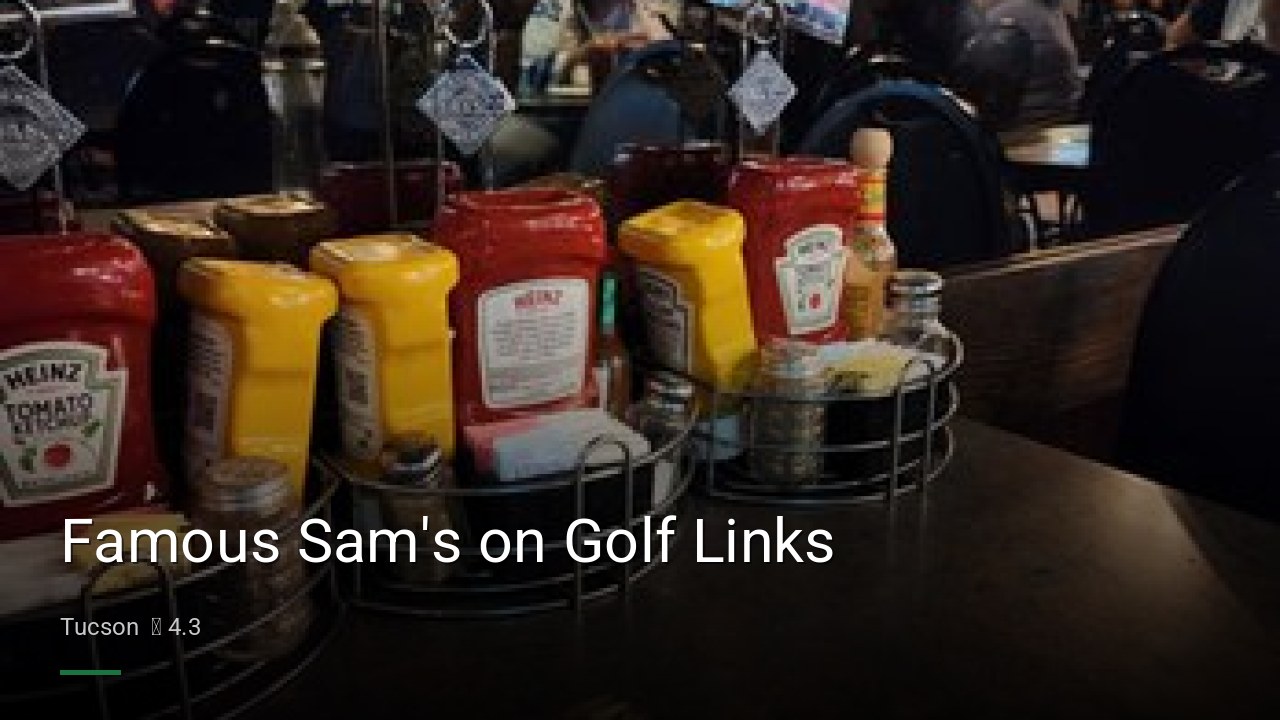 Famous Sam's on Golf Links - Sports Bars in Tucson
