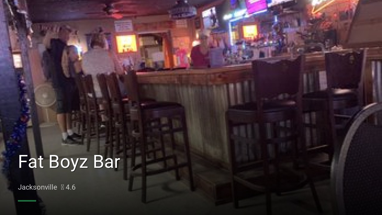 Fat Boyz Bar - Sports Bars in Jacksonville