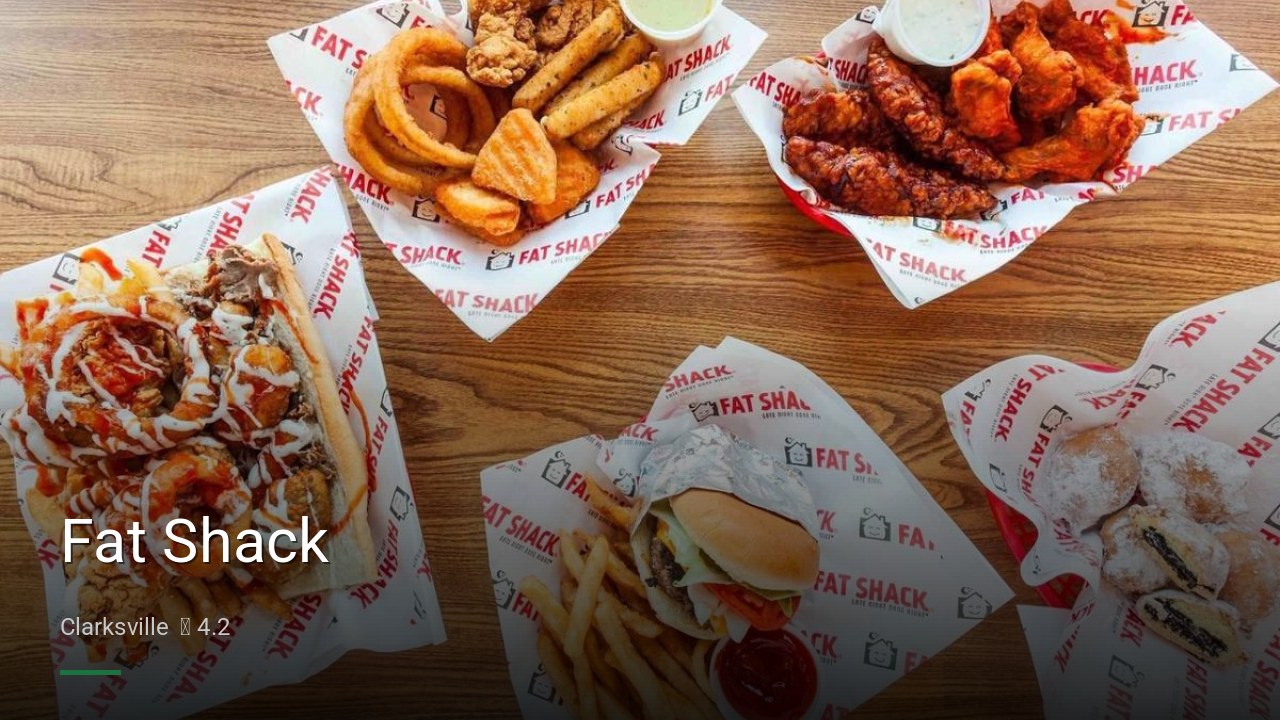 Fat Shack - Sports Bars in Clarksville