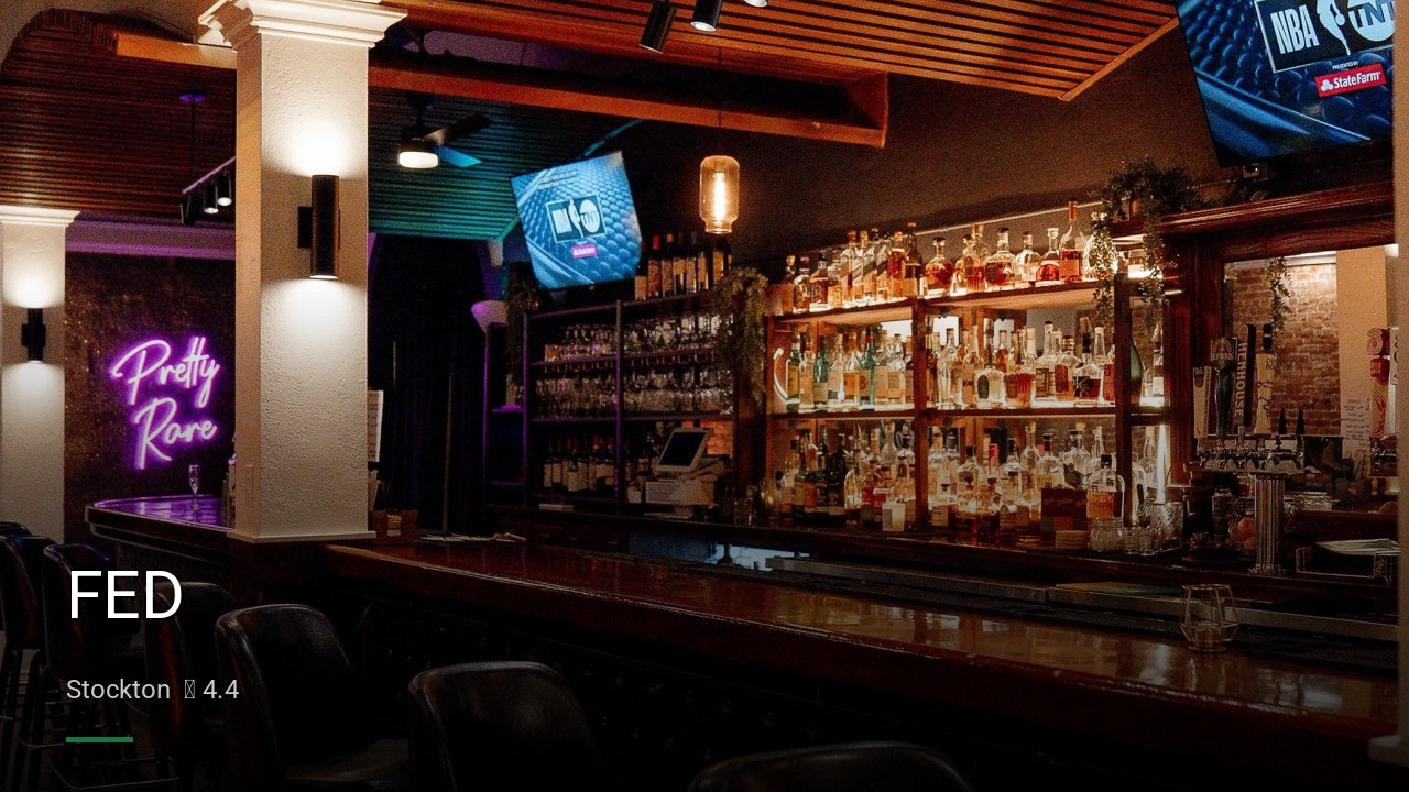 FED - Sports Bars in Stockton