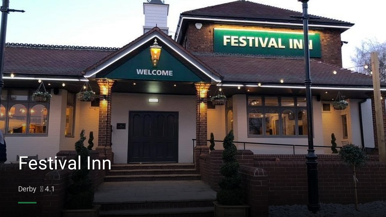 Festival Inn - Sports Bars in Derby