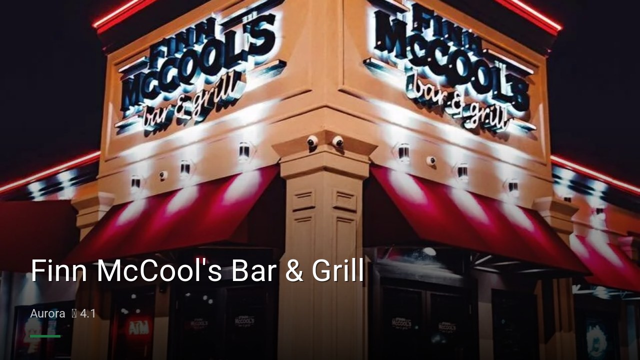 Finn McCool's Bar & Grill - Sports Bars in Aurora