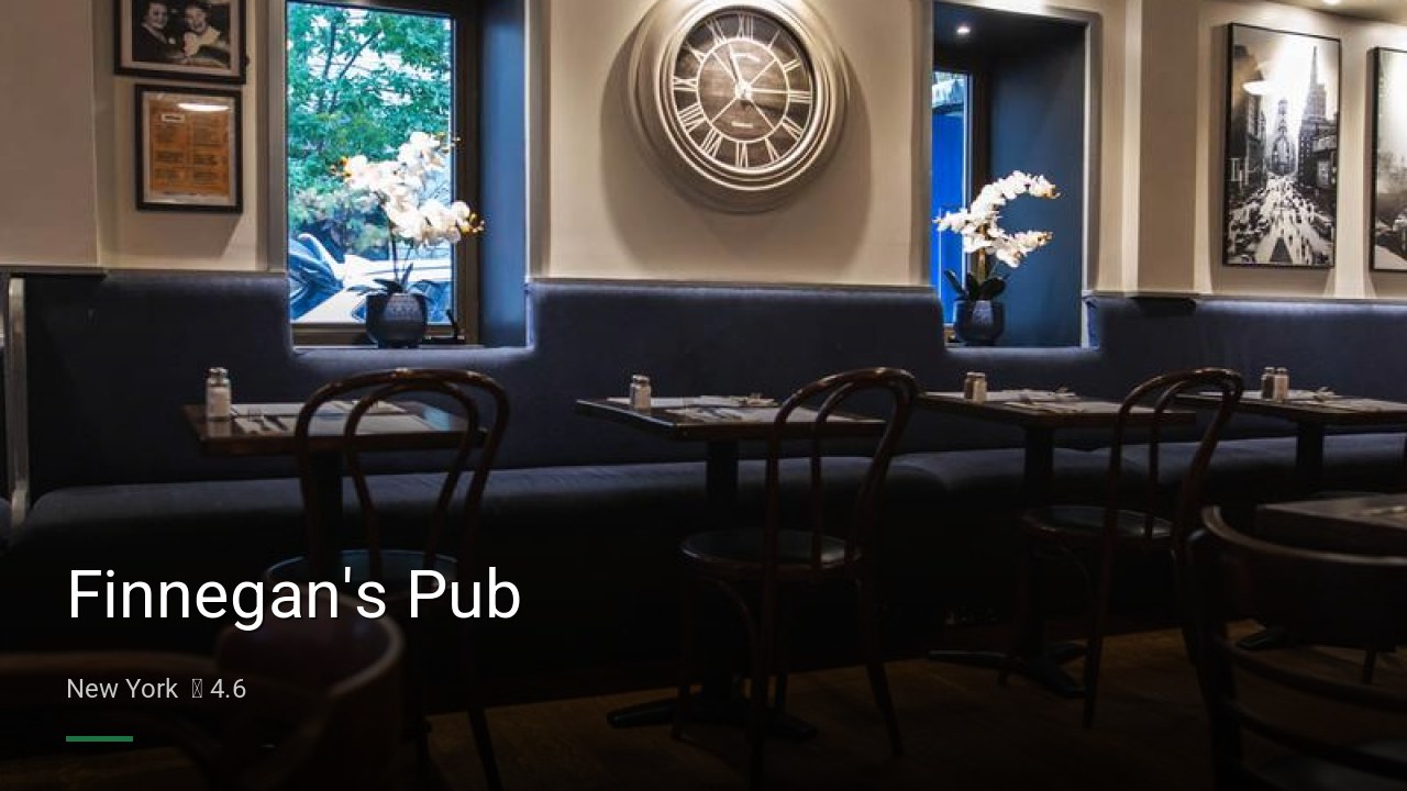 Finnegan’s Pub — Sports bars in New York