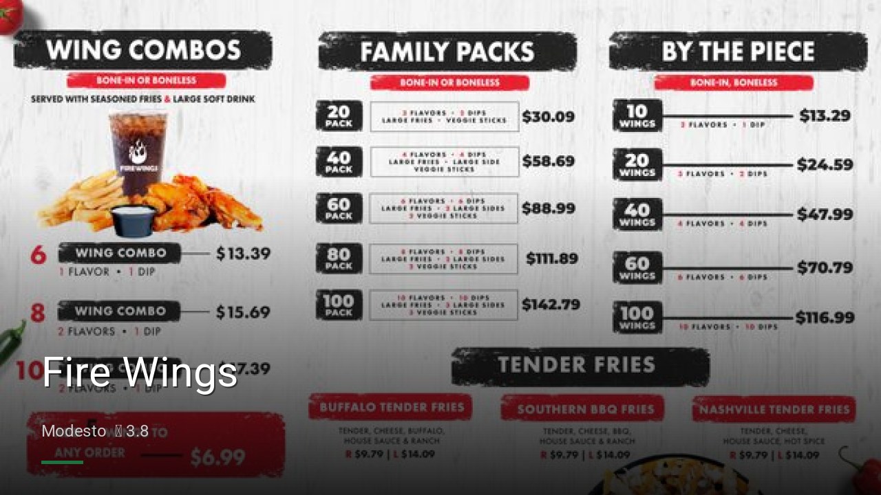 Fire Wings - Sports Bars in Modesto