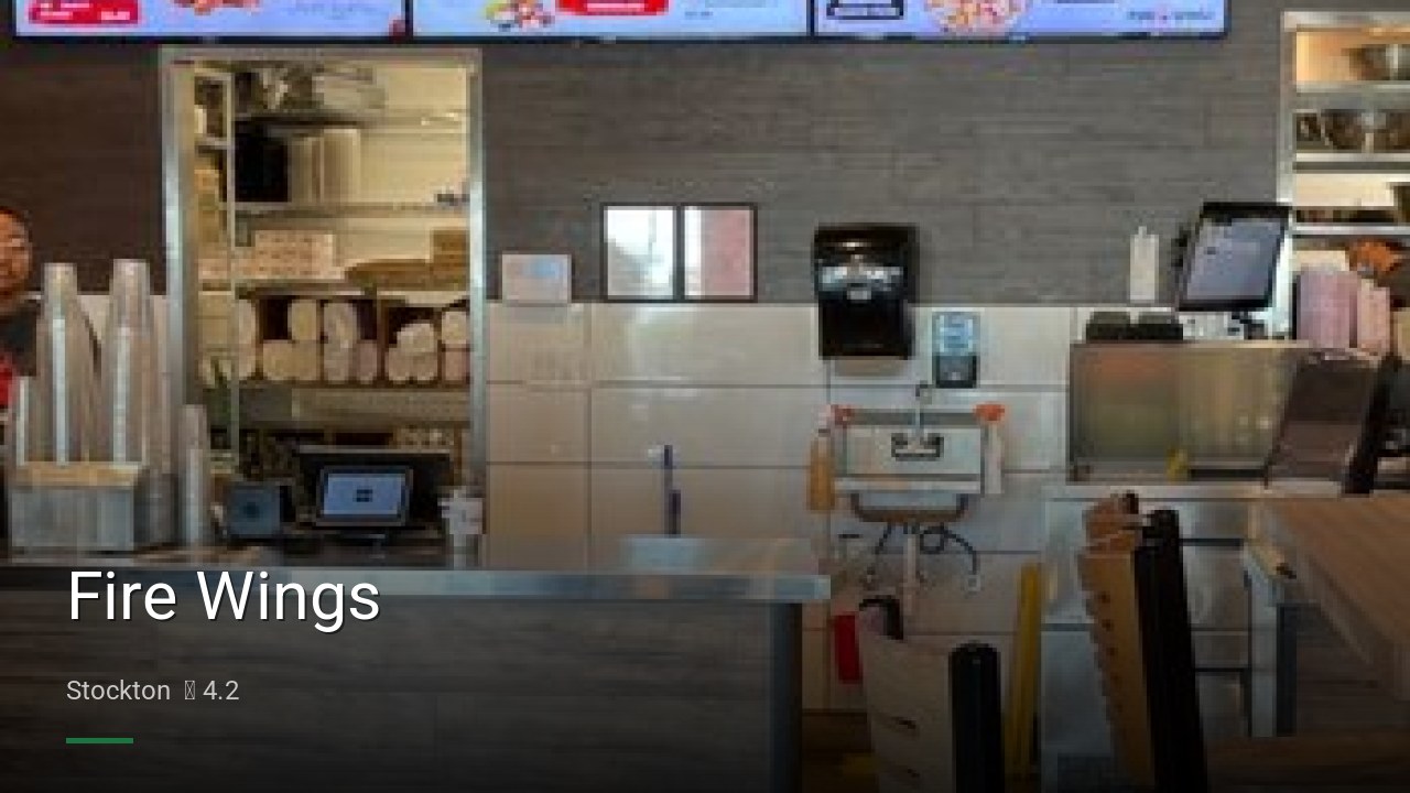 Fire Wings - Sports Bars in Stockton