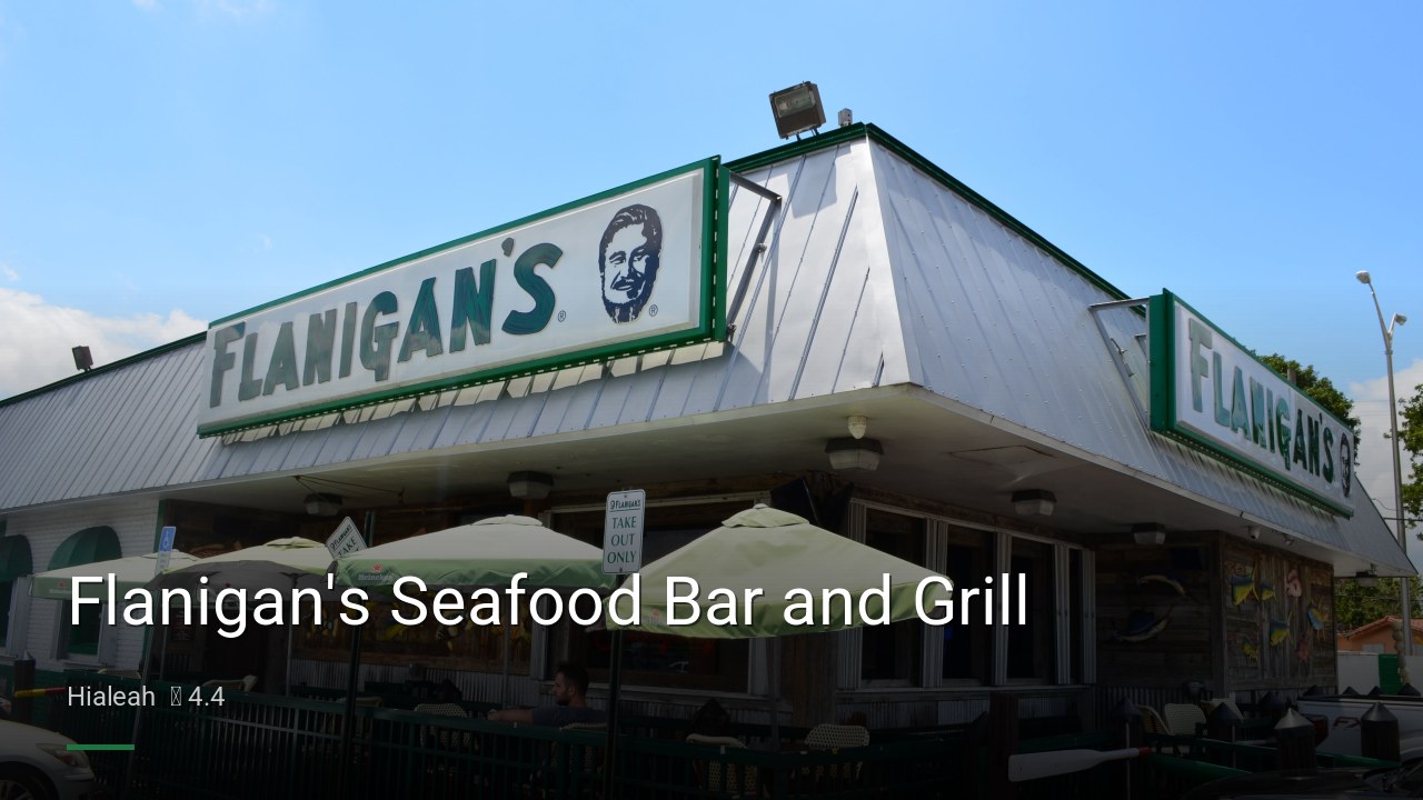 Flanigan's Seafood Bar and Grill - Sports Bars in Hialeah