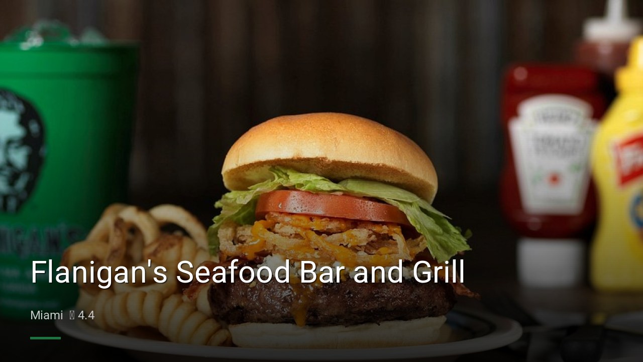 Flanigan's Seafood Bar and Grill - Sports Bars in Miami