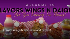 Flavors Wings N Daiquiris (and catfish) — Sports bars in Arlington