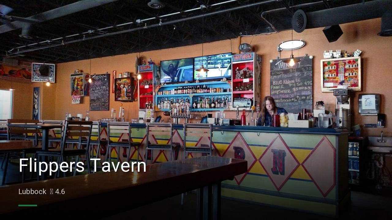 Flippers Tavern - Sports Bars in Lubbock