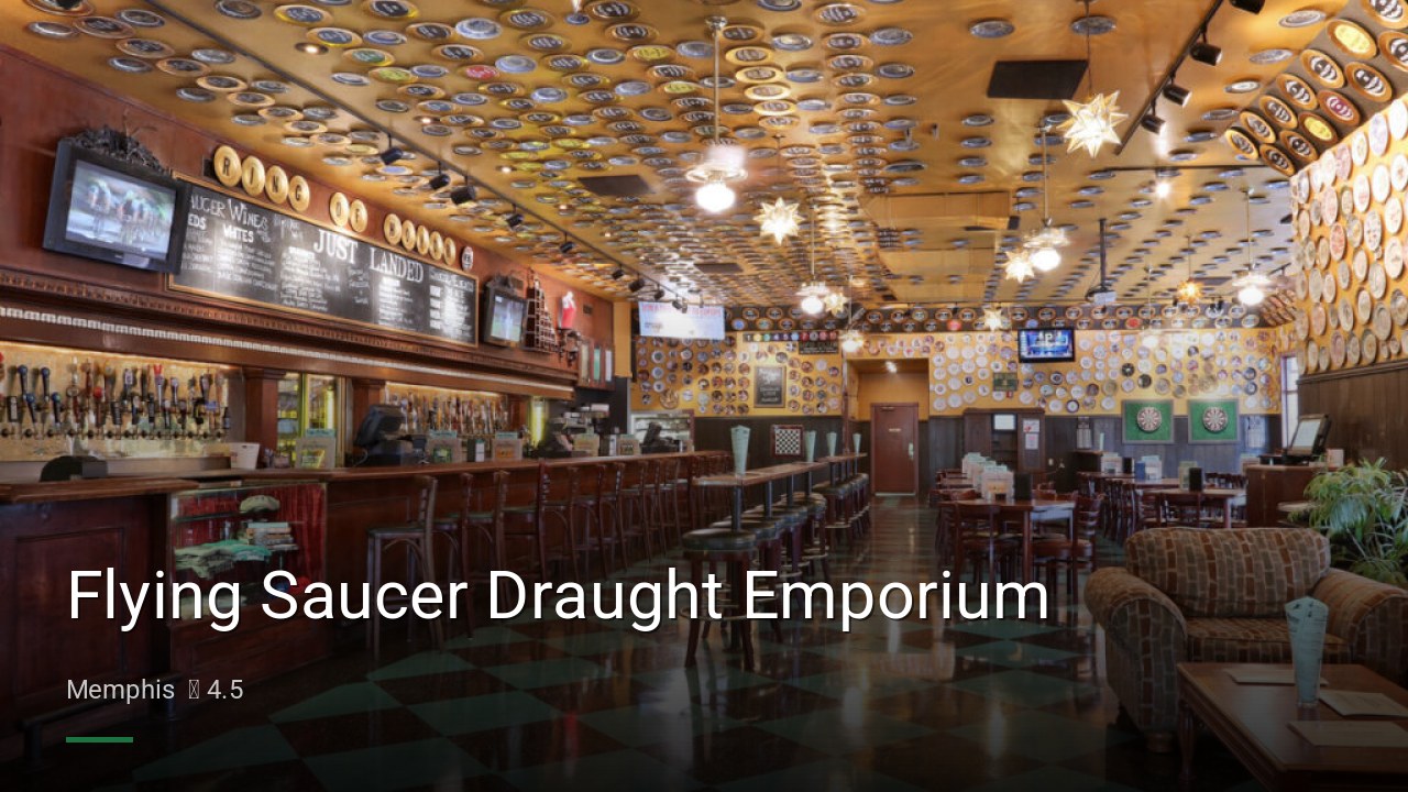 Flying Saucer Draught Emporium - Sports Bars in Memphis