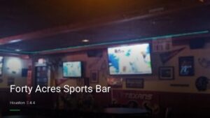 Forty Acres Sports Bar — Sports bars in Houston
