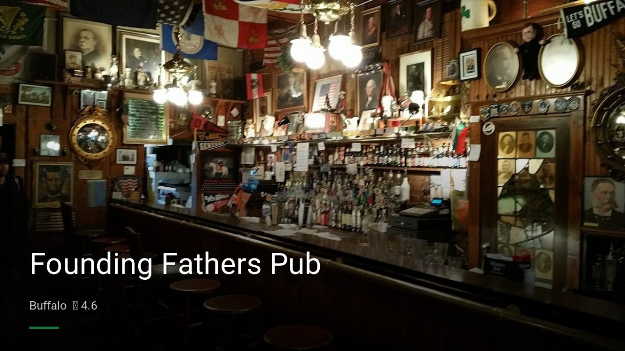 Founding Fathers Pub - Sports Bars in Buffalo