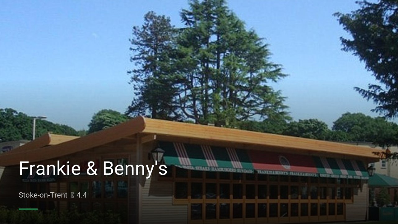 Frankie & Benny's - Sports Bars in Stoke-on-Trent
