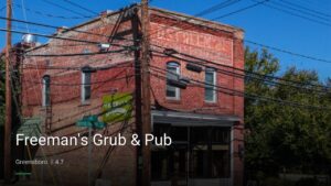 Freeman’s Grub & Pub — Sports bars in Greensboro